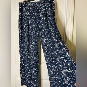 Zac & Rachel Wide Leg Navy Blue Soft Pants - Women’s Large NWOT